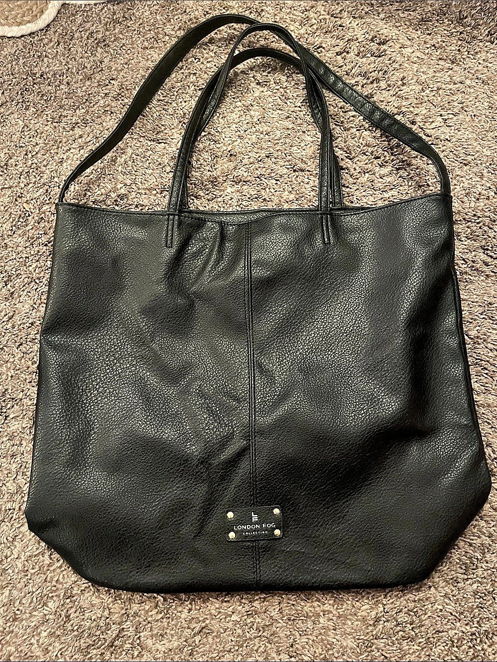 London Fog Black Tote Bag